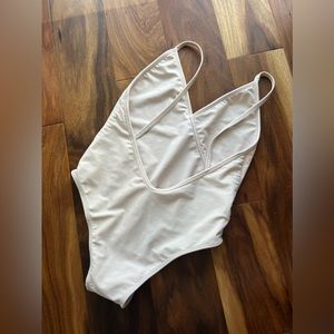 Medium Light Pink One Piece Swimsuit